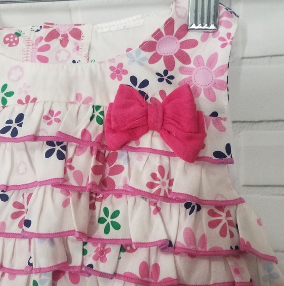Baby Girl Floral Dress and Pant Set - Picture 2 of 10